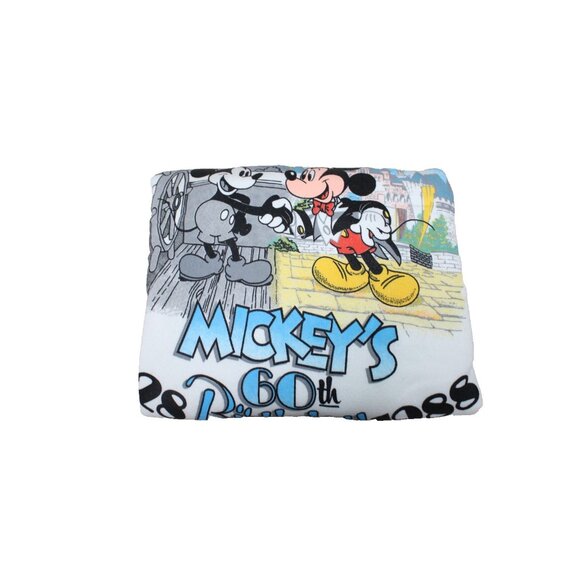 Vintage 1988 Mickeys 60th Birthday Walt Disney Crew Neck Sweatshirt XL Pullover - Picture 7 of 8